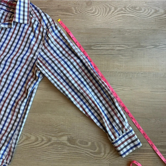 Robert Graham Modern Americana Men’s button down shirt size medium plaid - Picture 14 of 16